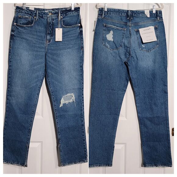 Good‎ American Good Boy Jeans Size 12 NWT - Picture 2 of 6